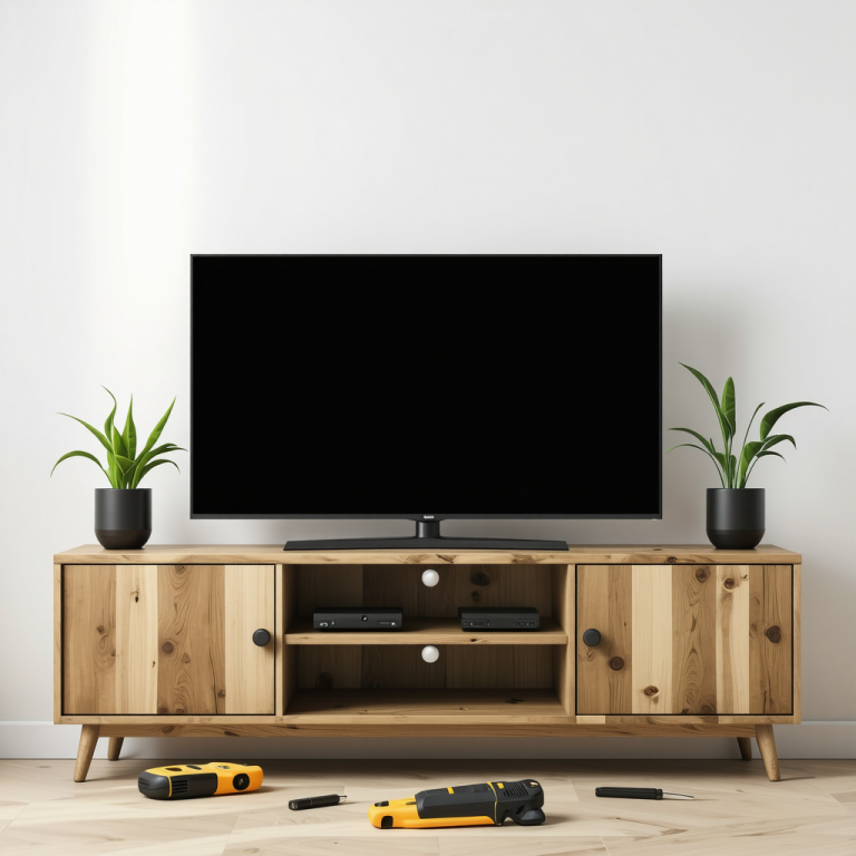 Fabriquer un Meuble TV Moderne : Tuto DIY Facile 2024