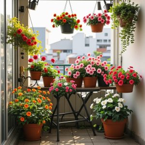 10 idées créatives pour aménager un petit balcon fleuri