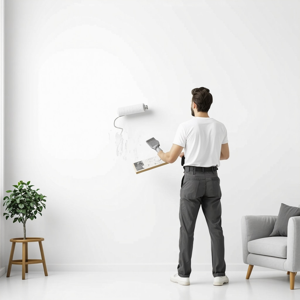 Comment peindre un mur blanc : guide rapide pour débutants
