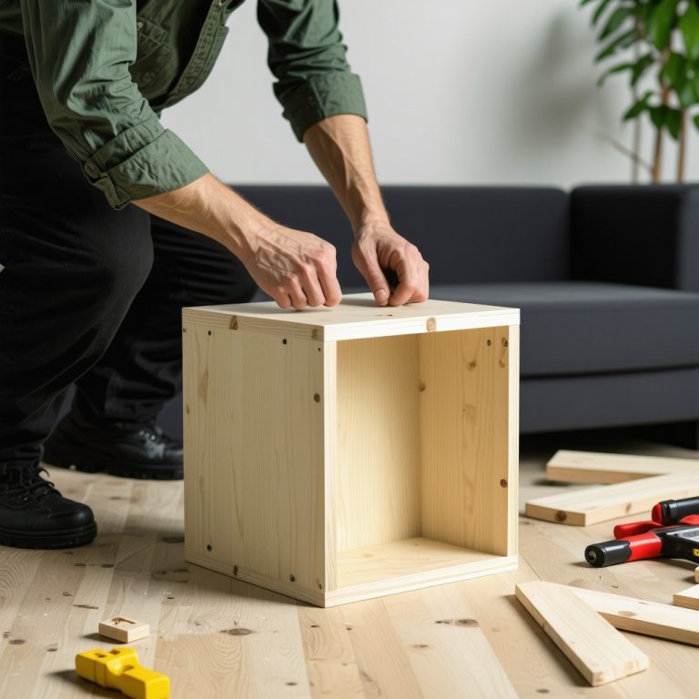 Fabriquer un meuble d’appoint facile : tuto DIY 2024