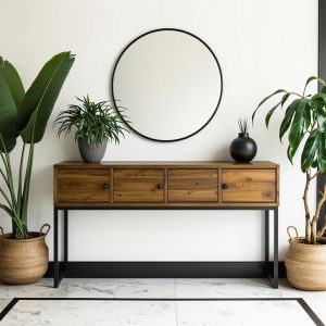 Fabriquer un meuble d'entrée pratique et élégant : guide complet