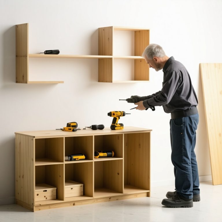 Fabriquer un meuble rangement multifonction : tuto DIY simple