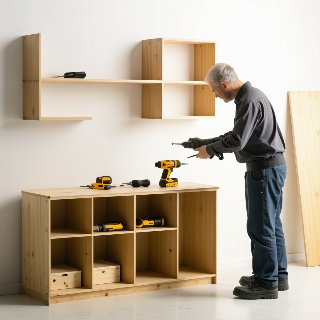 Fabriquer un meuble rangement multifonction : tuto DIY simple