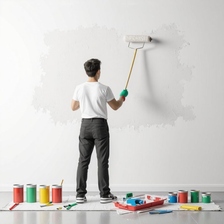 Peinture murale : guide complet pour débutants pas à pas