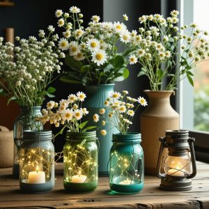 Recyclage créatif : 5 idées déco faciles avec vieux bocaux