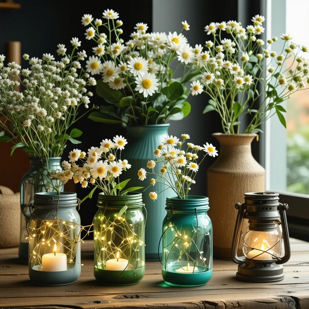 Recyclage créatif : 5 idées déco faciles avec vieux bocaux