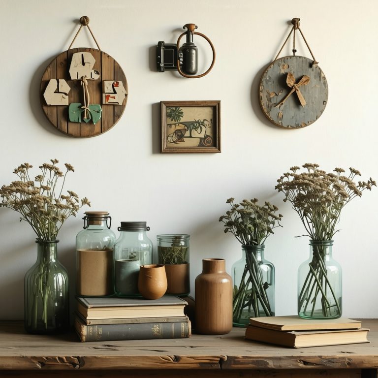 Recyclage créatif : 5 idées déco uniques à faire soi-même