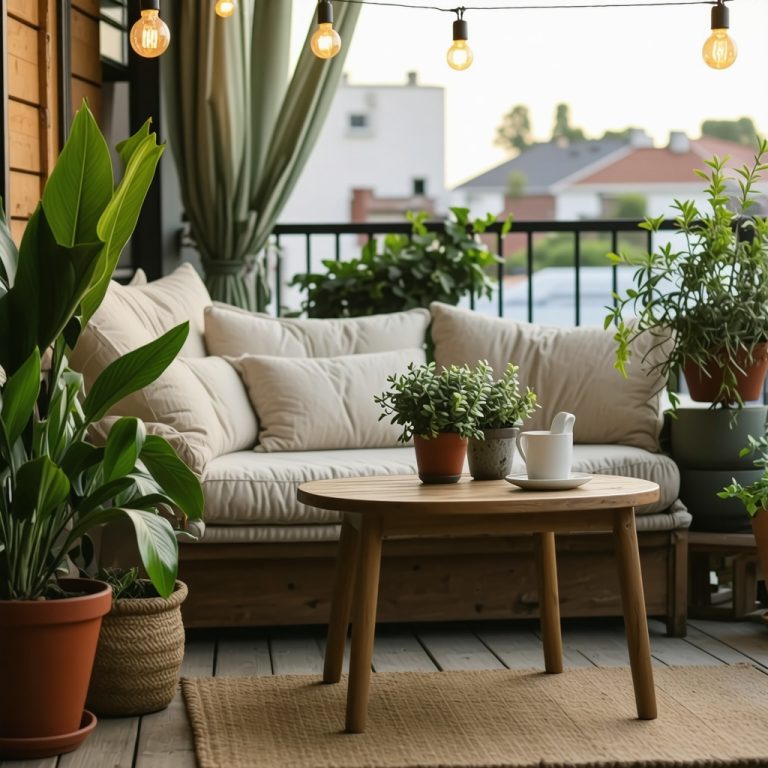 Solutions bricolage faciles pour aménager un balcon cosy