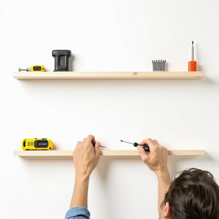 Tutoriel bricolage débutant : fabriquer une étagère murale simple