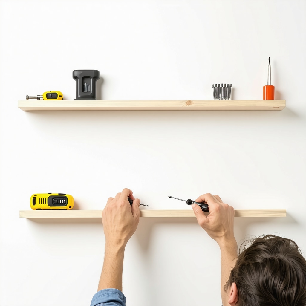 Tutoriel bricolage débutant : fabriquer une étagère murale simple