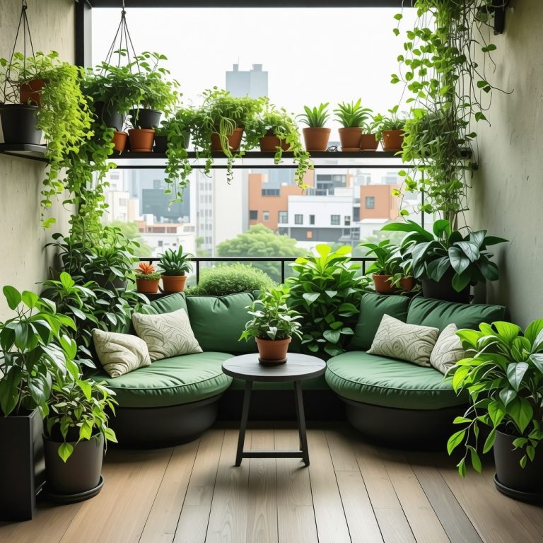 Aménager petit balcon 2024 : guide créatif pour optimiser l’espace vert