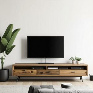 Fabriquer un meuble TV mural original et économique