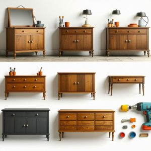 Recyclage créatif : 6 idées DIY pour transformer vos vieux meubles