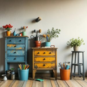 Recyclage créatif : transformez vos vieux meubles en déco tendance