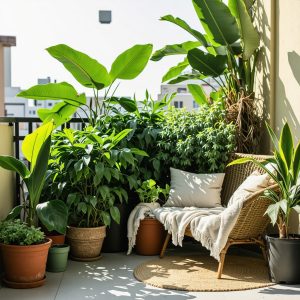 Solutions bricolage : aménager un petit balcon vert facile