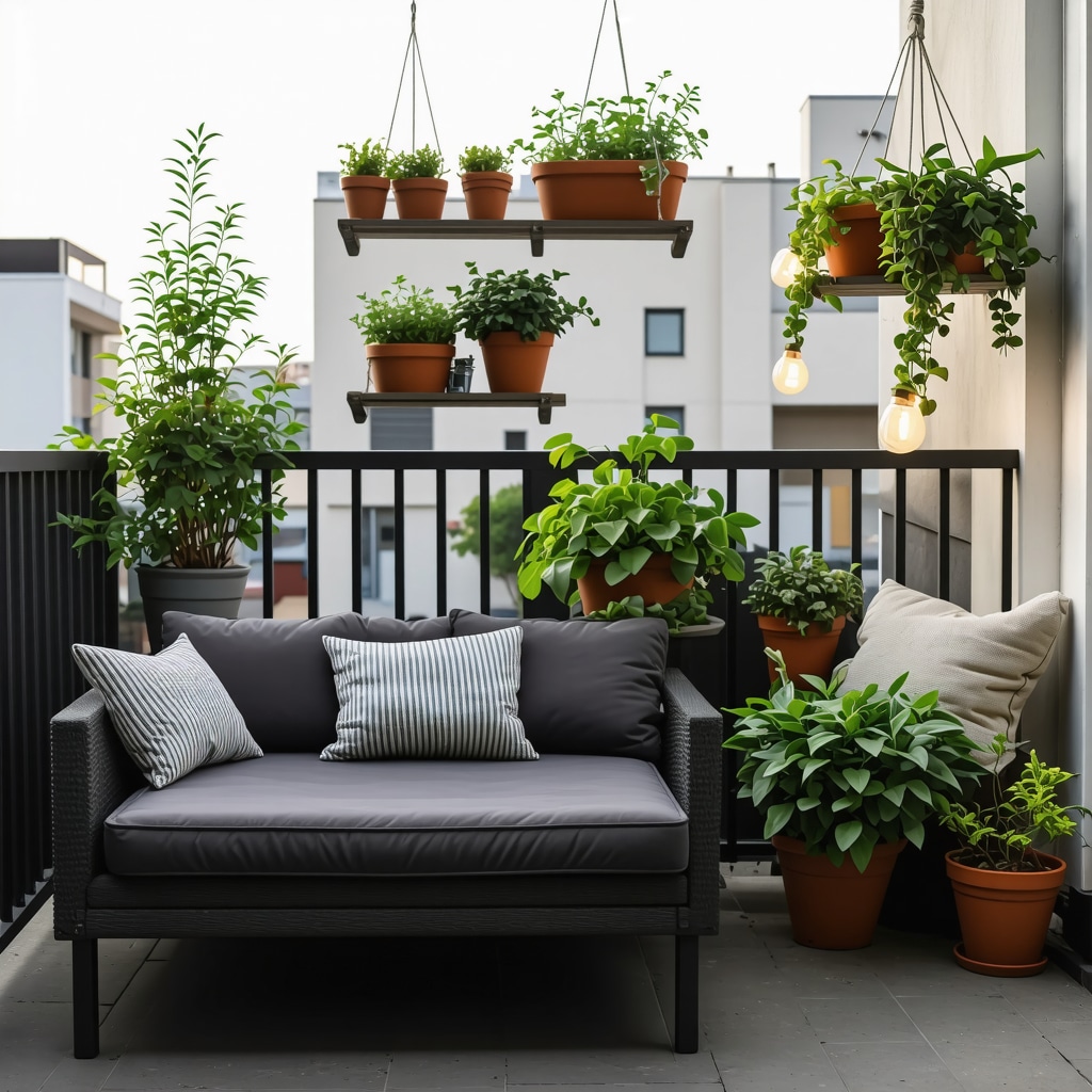 Solutions bricolage pratiques pour aménager un balcon urbain