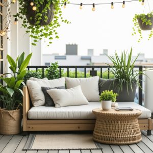 Solutions bricolage rapides pour aménager un balcon cosy 2024