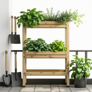 Tuto DIY : fabriquer un potager vertical facile pour balcon