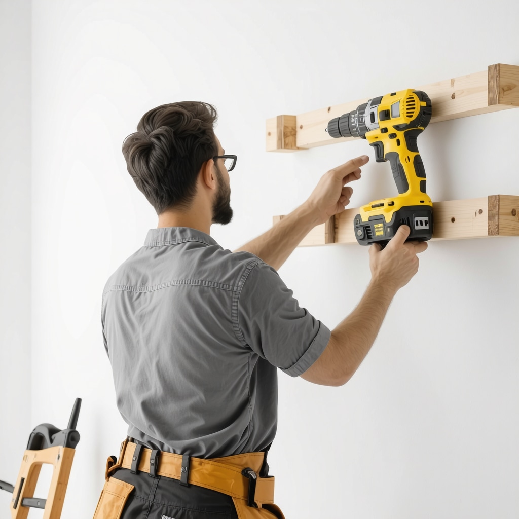 Astuce bricolage débutant : fabriquer une étagère murale stylée et pratique